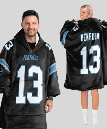 Adult 13 Carolina Football Unisex Blanket Hoodie