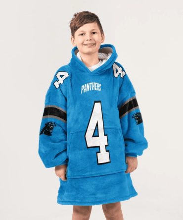 Kid 4 Carolina Football Unisex Blanket Hoodie