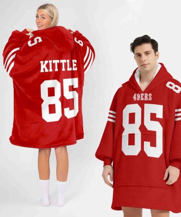 G.K 85 San Francisco Football Unisex Blanket Hoodie