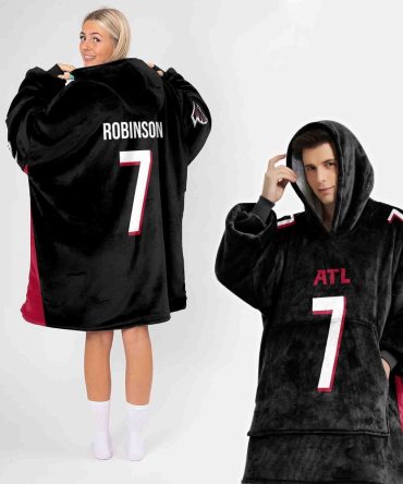 B.R 7 Atlanta Football Unisex Blanket Hoodie