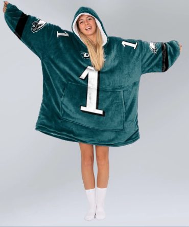 J.H 1 Philadelphia Football Unisex Blanket Hoodie