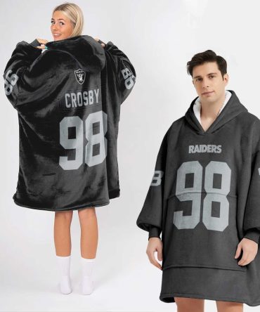 Adult M.C 98 Las Vegas Football Unisex Blanket Hoodie