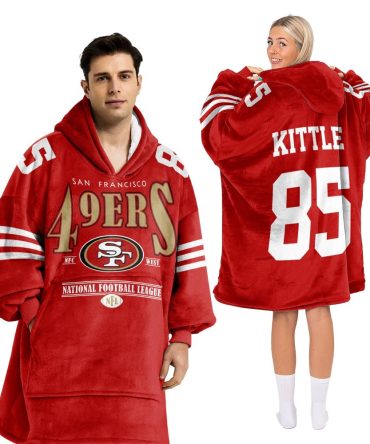 San Francisco Football Unisex Blanket Hoodie