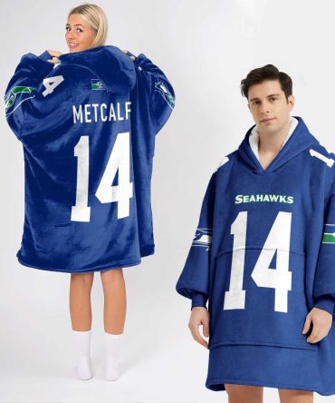 Adult D.K.M 14 Seattle Football Unisex Blanket Hoodie