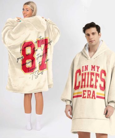 Swiftie 87 Kansas City Football Unisex Blanket Hoodie