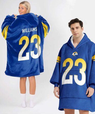 23 Los Angeles Football Unisex Blanket Hoodie