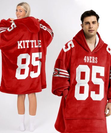 G.K 85 San Francisco Football Unisex Blanket Hoodie