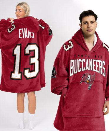 Adult M.E. 13 Tampa Bay Football Unisex Blanket Hoodie