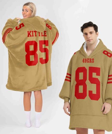#85 San Francisco Football Unisex Blanket Hoodie
