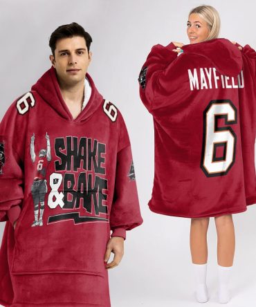 Adult B.M 6 Tampa Bay Football Unisex Blanket Hoodie