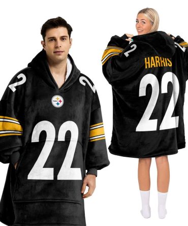 N.H 22 Pittsburgh Football Unisex Blanket Hoodie