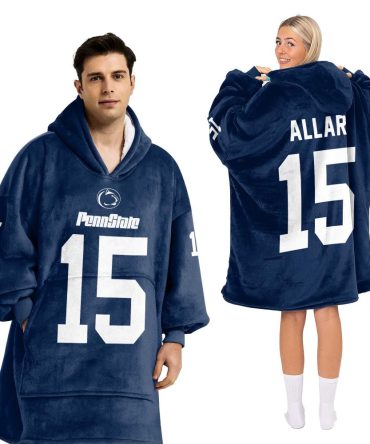 Adult 15 Penn State Football Unisex Blanket Hoodie