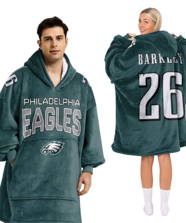 # 26 Philadelphia Football Unisex Blanket Hoodie