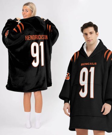 Adult 91 Cincinnati Football Unisex Blanket Hoodie