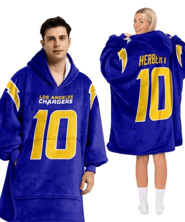 10 Los Angeles Football Unisex Blanket Hoodie