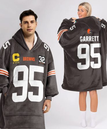 Captain M.G 95 Cleveland Football Unisex Blanket Hoodie