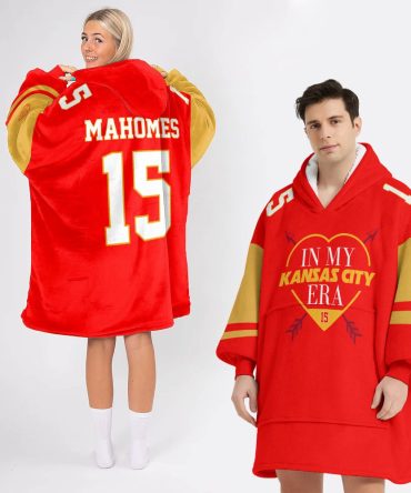 Pm 15 Kansas City Football Unisex Blanket Hoodie