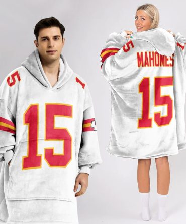 Pm 15 Kansas City Football Unisex Blanket Hoodie