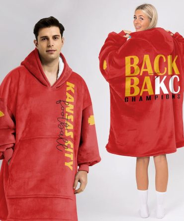 #3 Peat Kansas City Football Unisex Blanket Hoodie