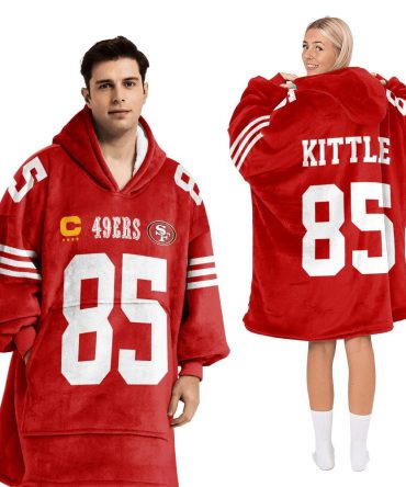 Captain G.K. 85 San Francisco Football Unisex Blanket Hoodie