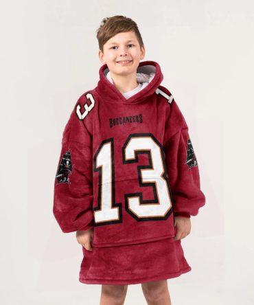 Kid M.E 13 Tampa Bay Football Unisex Blanket Hoodie