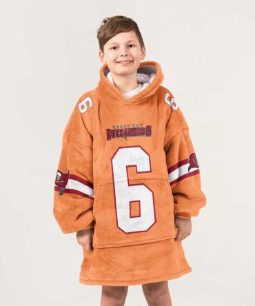 Kid B.M 6 Tampa Bay Football Unisex Blanket Hoodie
