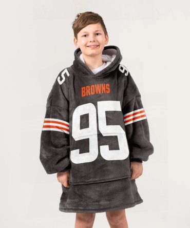 Kid M.G. 95 Cleveland Football Unisex Blanket Hoodie