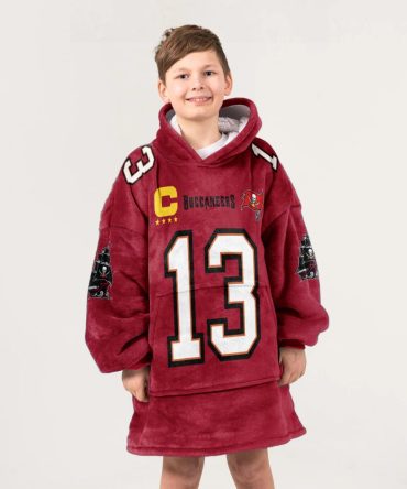 Kid Captain M.E 13 Tampa Bay Football Unisex Blanket Hoodie
