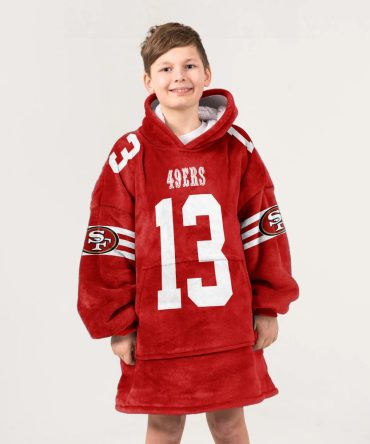 Kid B.P. 13 San Francisco Football Unisex Blanket Hoodie
