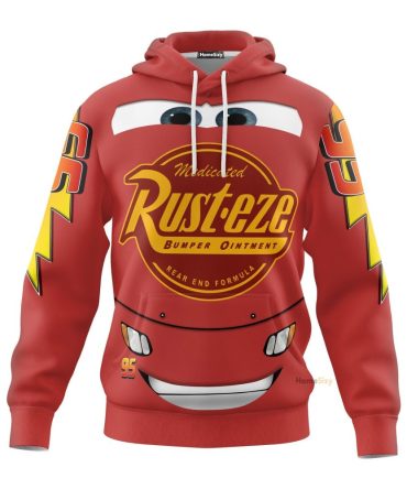 Lightning Mcqueen Cosplay Costume Hoodie