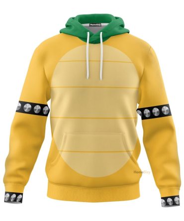Bowser Cosplay Costume Hoodie