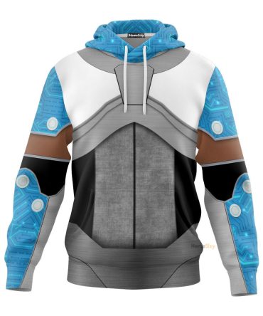 Teen Titan Cyborg Tzip Cosplay Costume Hoodie