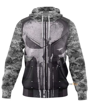 The Punisher Cosplay Costume - Hoodies