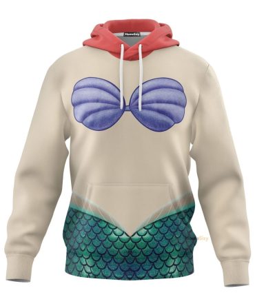 Ariel Mermaid Cosplay Costume Hoodie