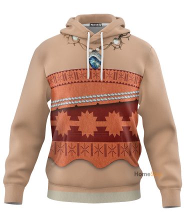 Moana Princess Cosplay Costume Hoodie