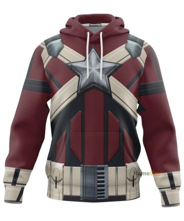 Black Widow Red Guardian Cosplay Costume Hoodie