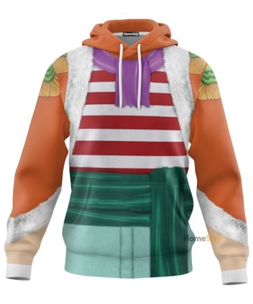 Shichibukai Buggy Onpi Cosplay Costume Hoodie