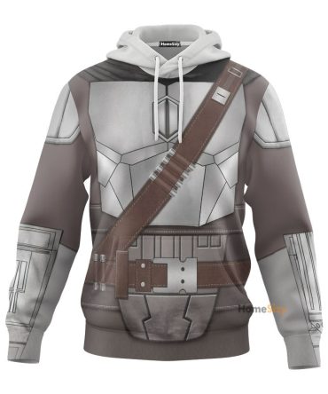 Movie Sw The Mandalorian Beskar Cosplay Costume Hoodie