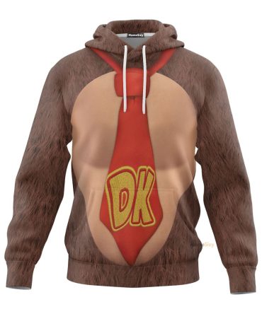 Donkey Kong Cosplay Costume Hoodie