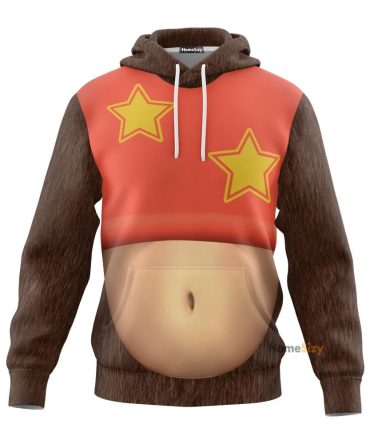 Diddy Kong Cosplay Costume Hoodie