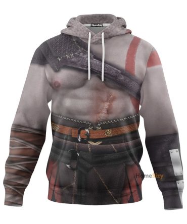 Game God Jesus Of War Kratos Custom Cosplay Costume Hoodie