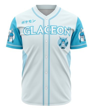 Cool Glaceon Baseball Jersey - Pokémon Fan Gear - Unisex Sports Shirt - Breathable & Stylish