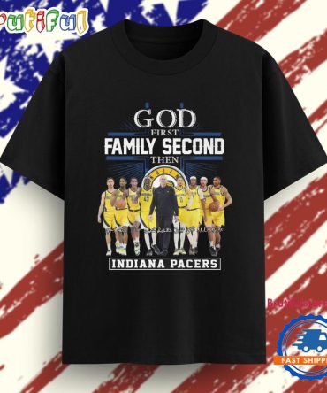 God First Second Then Indiana Pacers Vintage T Shirt