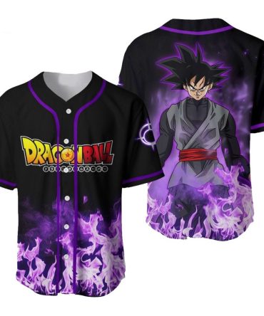 Dragon Ball Anime Baseball Jersey – Stylish Goku Black Design For Fans