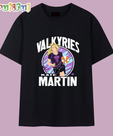 Golden State Valkyries Kate Martin Caricature Signature T Shirt