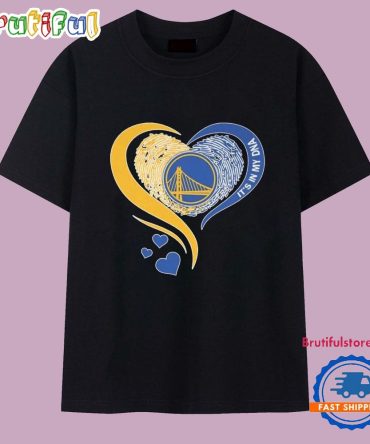 Golden State Warriors It’S In My Dna Heart Logo 2025 T Shirt