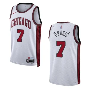 Goran Dragic City Edition Chicago Bulls 2022-23 White Swingman Jersey - Alzaintravels