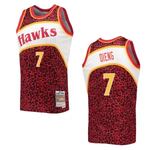Gorgui Dieng Atlanta Hawks Wildlife Hardwood Classics Jersey Red - Alzaintravels
