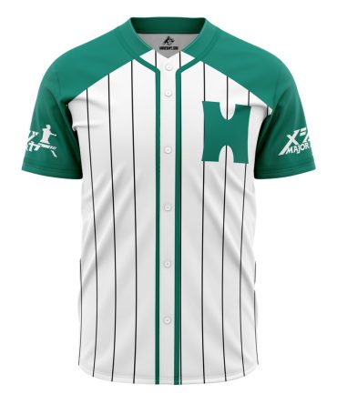 Custom Green & White Baseball Jersey – Breathable, Stylish Athletic Wear For Teams & Fans
