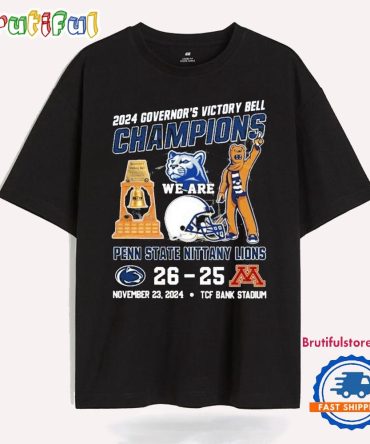 Governor Victory Bell Champions 2024 Penn State Nittany Lions T Shirt